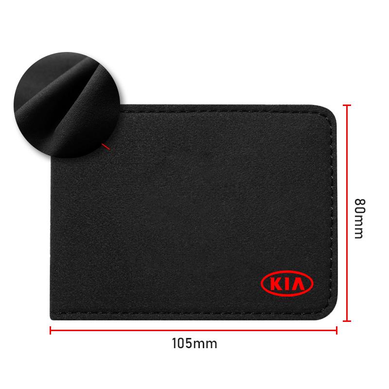 1pcs PU Leather Credit Card Case Car Driving Documents Protective Case For Kia Rio Ceed Sportage Cerato Soul Sorento K2 K5 Flip Car Accessories