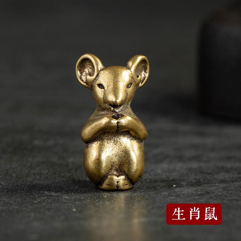 

Латунная наклейка-благовоние в виде китайского талисмана года Быка One Size