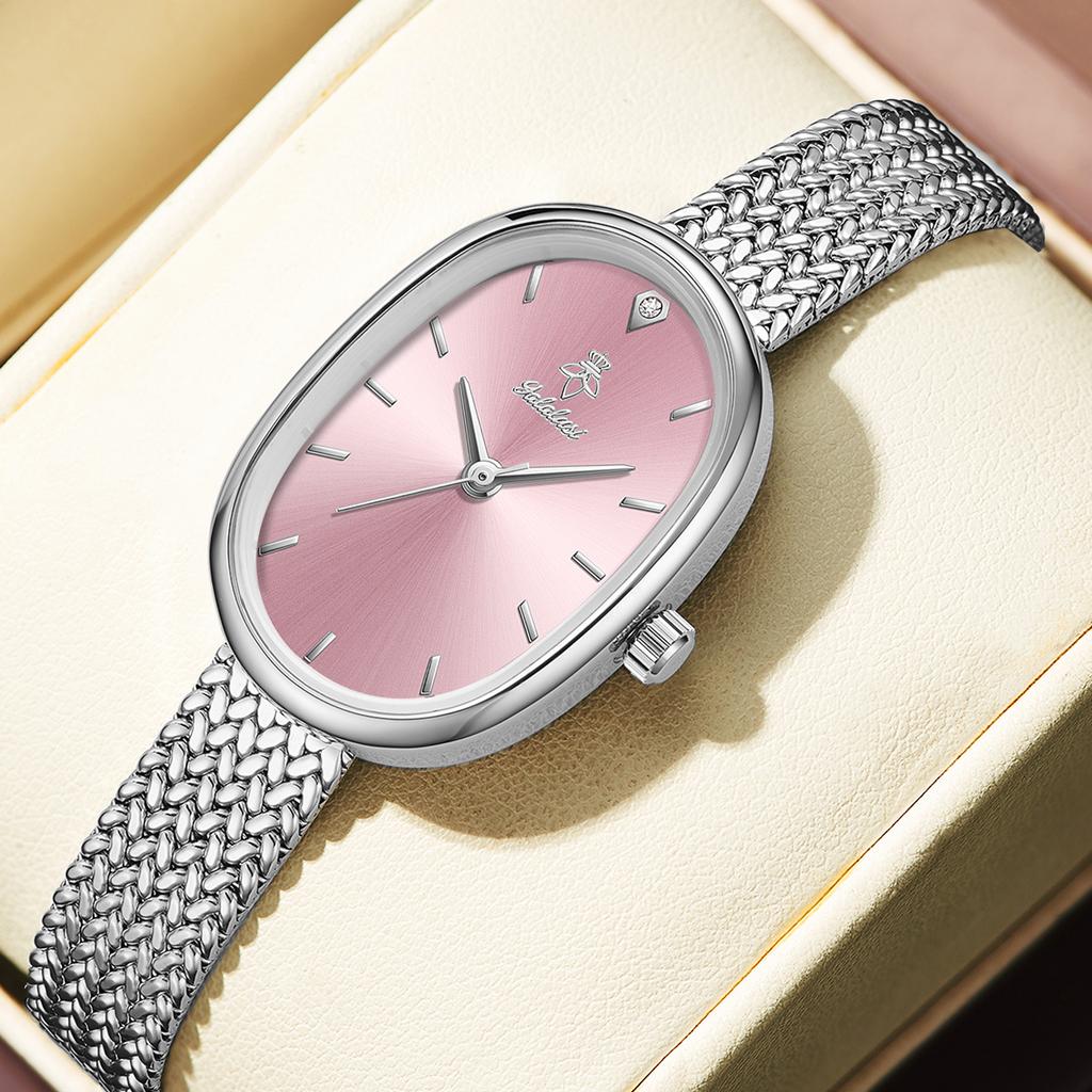Stylish Minimalist Ladies’ Bracelet Watch: An Elegant Water-Resistant Quartz Timepiece Perfect as a Gift Reloj Mujer Montre