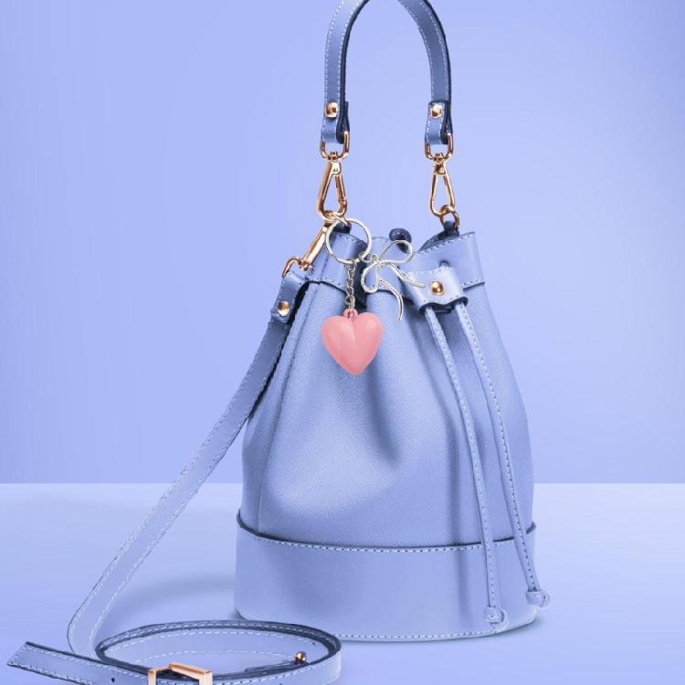 Trendy Heart Bowknot Keychain Unique Keyring Trendy Bag Decoration Female Fashion Jewelry Pendant Accessory for Women