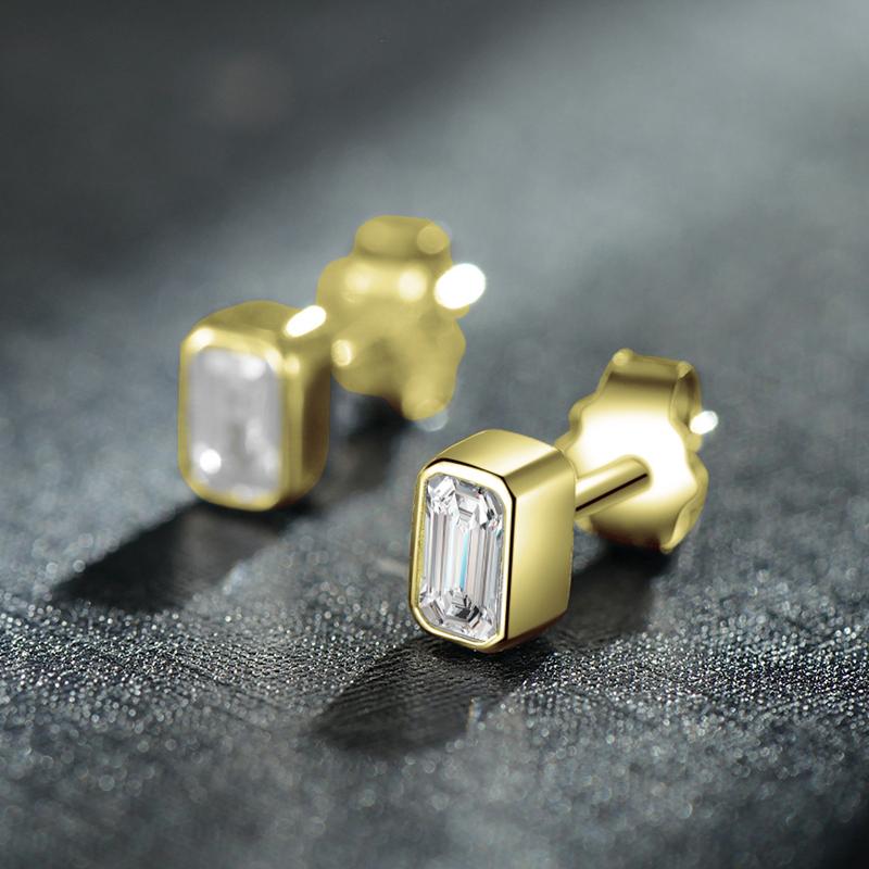 Rafaela Donata Orecchino a perno da Donna in Argento Sterling 925 con Zirconia