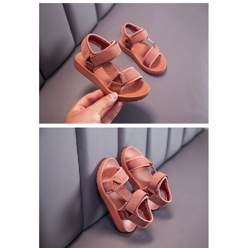 Summer New Children's Shoes Boys Casual Versatile Beach Shoes Girls Woven Strap Fashion Simple Open-Toe Sandals