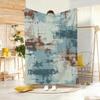 Vintage Abstract Modern Throw Soft Warm Throw Blanket For Bedroom Living Room Bed Travel Camping Picnic Gift