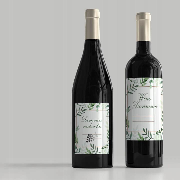 Etykiety Naklejki Samoprzylepna Na Wino Domowe 10X Wino Bimberkowe