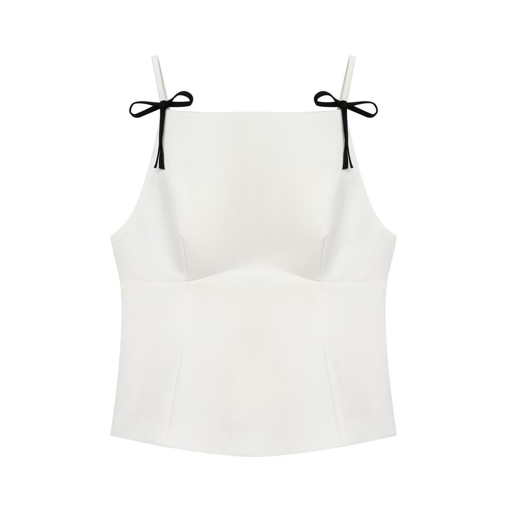 European and American Style, New Women's Clothing, Foreign Style Bow-decorated Suspender Top 8331/111/250