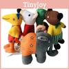 Handcrafted Maisy Mouse Plush Toy Set Featuring Adorable Crocodile Elephant Squirrel And Yellow Bird For Kids And Collectors