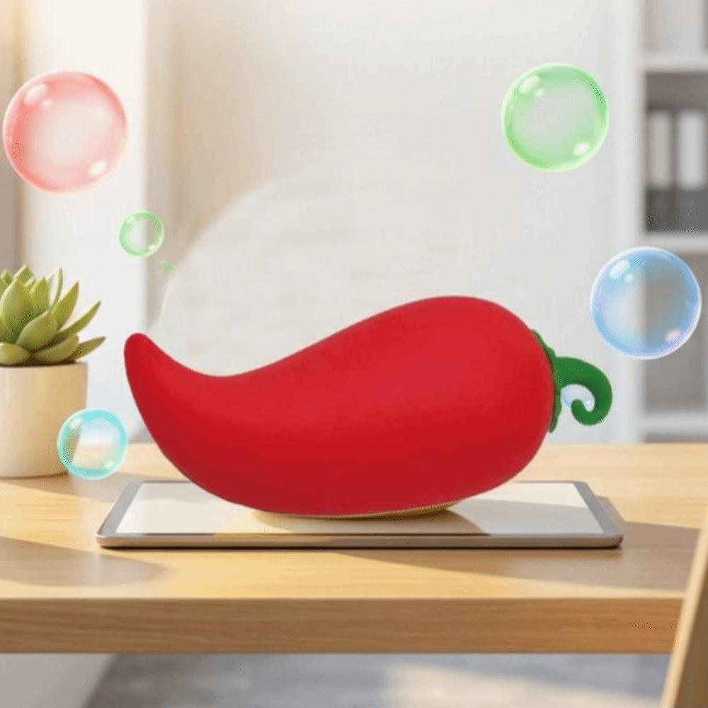 Simulation Peppers Squeeze Toys Vegetables Sensory Fidget Ball Creative Slow Rising Toy Xmas Gift