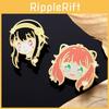 Cute Cartoon Anime Character Enamel Brooch Fun Animal Design Personality Badge Metal