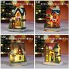 New Christmas New Christmas Decorations Resin Small House Micro Landscape Resin Small Ornaments Christmasing Gifts Room Decor