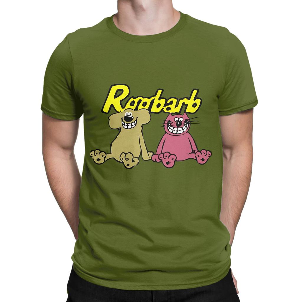 Roobard Ccustard Essential Novelty Graphic 100 Cotton Tshirt Roobarb And Ccustard Tees Tops For Unisex