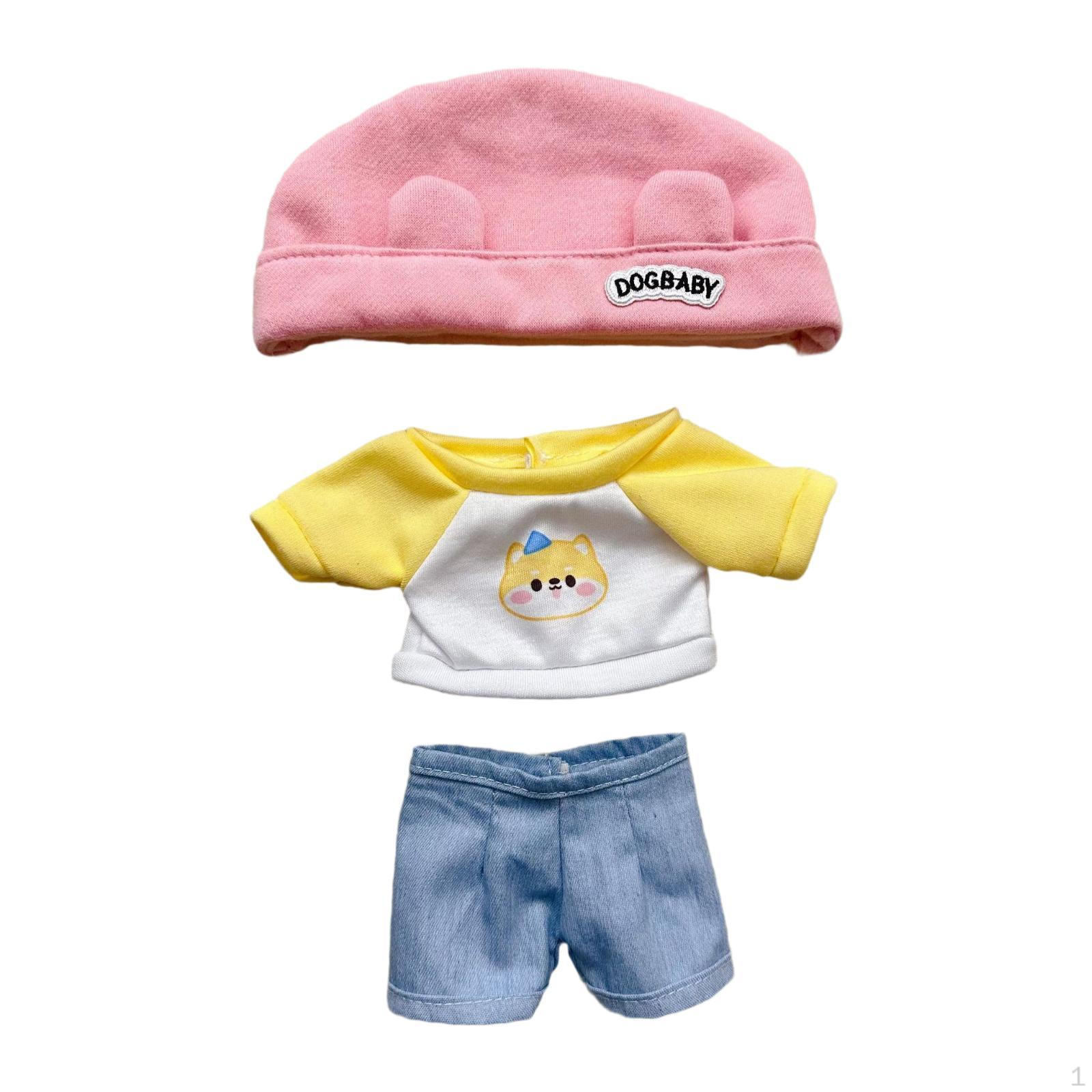 

20 см хлопковая кукольная одежда для плюшевых креативных мягких игрушек животных удобная style A