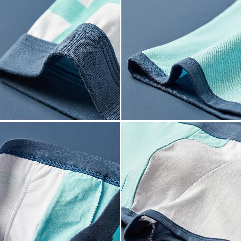 3pcs Male Panties Modal Men's Underwear Boxers Breathable Man Ice Silk Sexy U Convex Boxer Underpants Comfortable Mesh Shorts