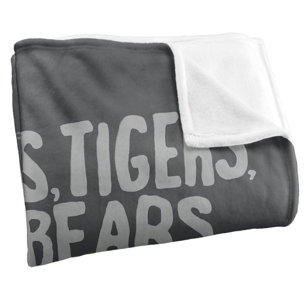 The Wizard Of Oz Lions, Tigers, And Bears Blanket