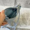[mauve] Simple, lightweight mini shoulder bag with coin purse (unisex) (beige)