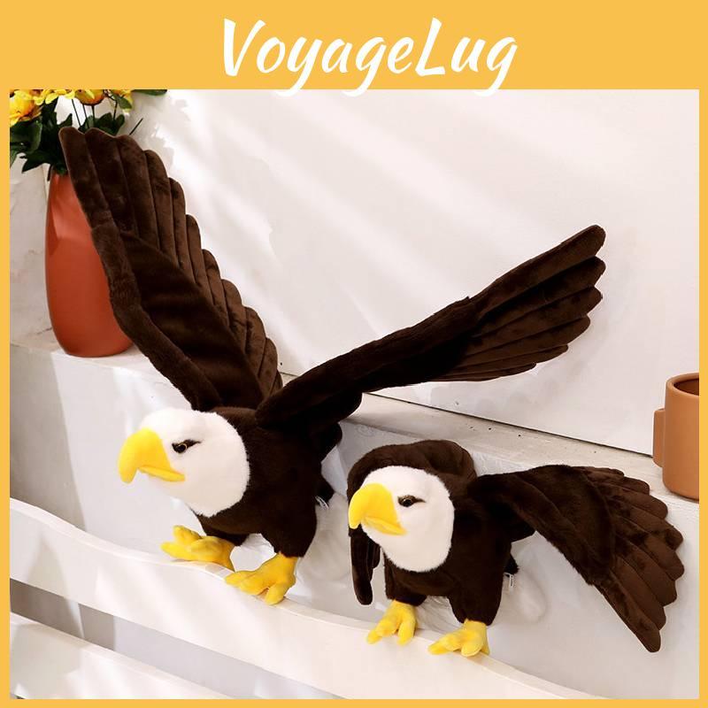 High Quality Plush White Headed Eagle Toy Soft Stuffed Animal For Home Decor And Kids Comforting Doll