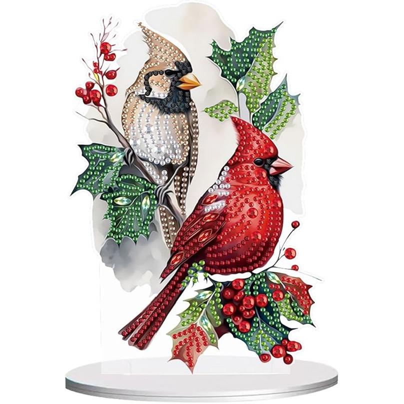 ARTopet DIY Diamond Desktop Ornament Special Shaped Crystal Diamond Art Painting Tabletop Ornaments Single Sided Diamond Ornament for Adult Beginner