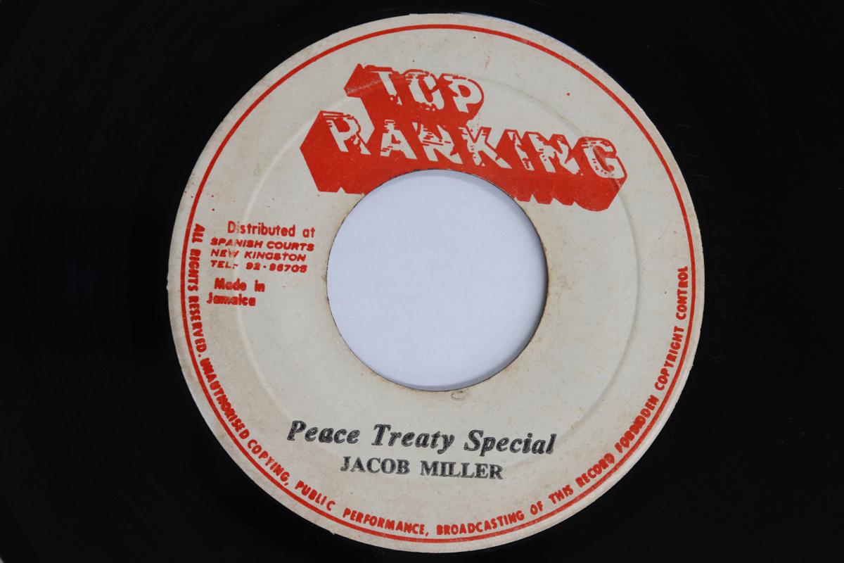

7inch Record JACOB MILLER - Peace Treaty Special / Together Ver NONE TOP RANKING 1978 Jamaica Reggae, Ska & Dub Used