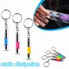 Bullet Shape Static Elimination Pen Keychain Hot-selling Static Discharger Magnetic Discharge Stick Auto Interior Accessories