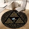 1pc Sailor Moon Characters Round Carpet, Made of Polyester,Perfect for Decorating Office Chairs, Living Rooms Fplt049