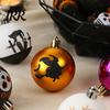 Party Decorations for Halloween 16 Pcs Hanging Ball Decor, 6cm Skull Witch Eye Ornaments Eye-catching Items Ghost Tree, Spooky Window Yard Decor