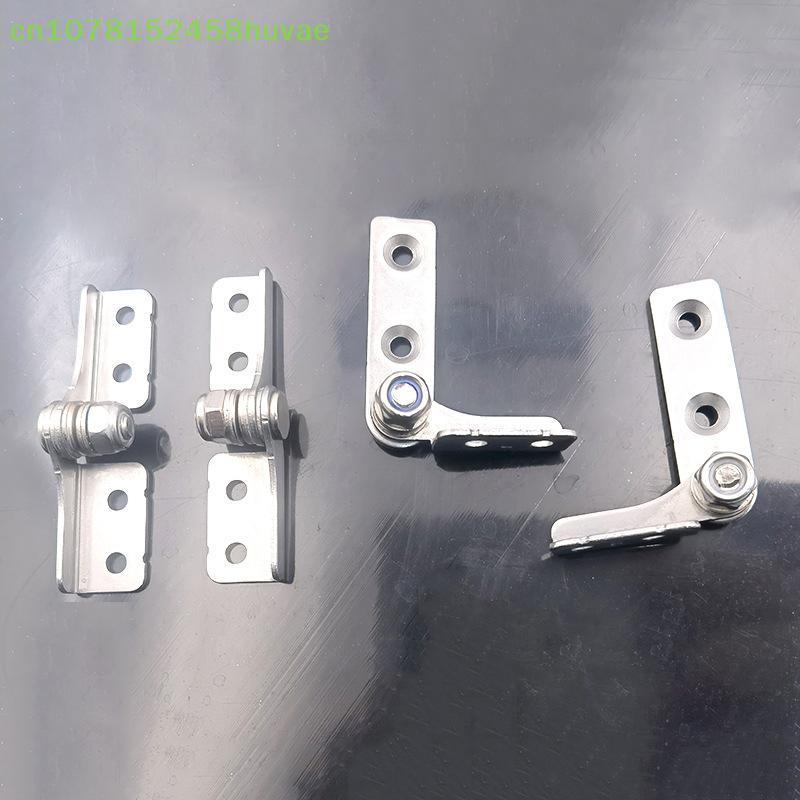 1 Pc 304 Stainless Steel Adjustable Arbitrary Hinge Stop Damping Hinge with Shaft Positioning for Nothing Frame