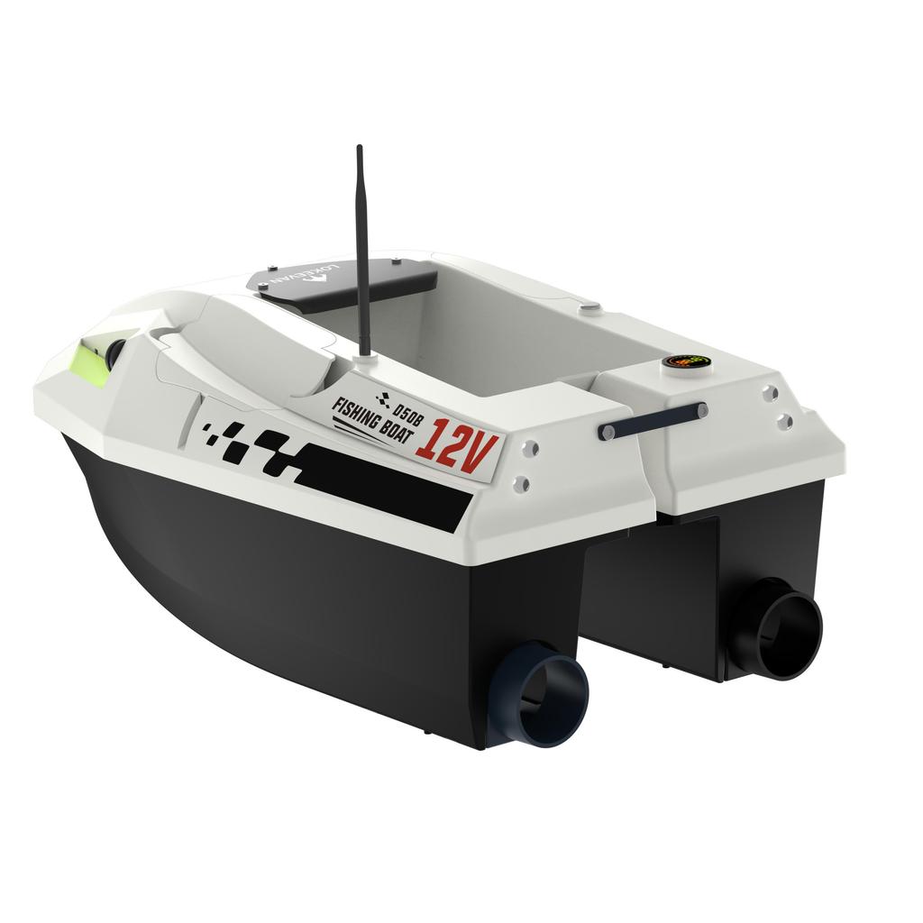 LOKEEVAN D50B Barco Cebador GPS Control Remoto 500m Barco de Pesca Alimentación 12V Sistema de Posicionamiento Dual Satelital GPS+Beidou