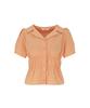 Sup Shirred Short Sleeve Collar Blouse (Sa6Ss36)