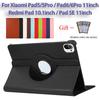 Rotating Case for Redmi Pad SE 11" Pad 5/Pad 6 11" Redmi Pad 2 PU Leather Stand Magnetic Cover Funda Auto Sleep/Wake