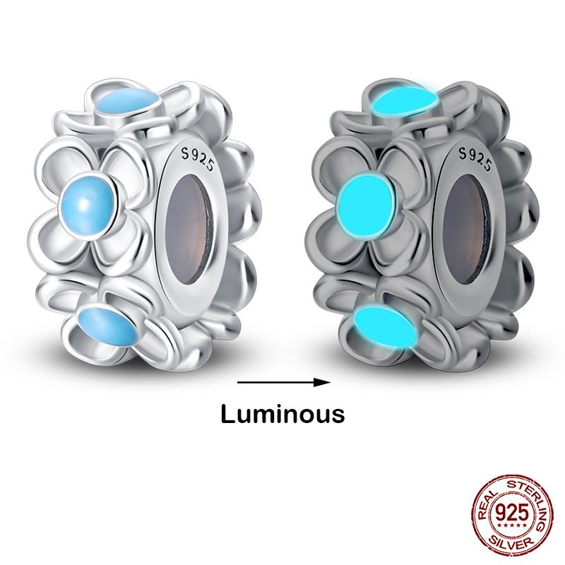 Kupferfarbene Im Dunkeln leuchtende Glühwürmchen Honigbiene Stern Anhänger Perlen Passen Qikaola Original Armbänder Feiner DIY Schmuck Geschenk