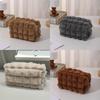 Plush Student Pencil Case With Embroidery For School Supplies Storage