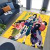 1pc Hunter x Hunter Carpet - Killua & Leorio Design Office Chair Mat, Anti-Slip Rug for Desk, Home Decor, Living Room, Bedroom, Game Room, Birthday Gi