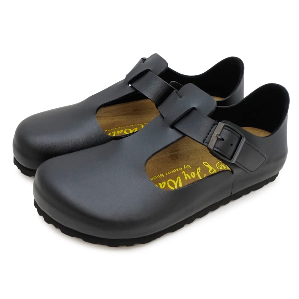 

Joy Walker Women s T-Strap Shoes, Casual, Natural, Flats, Comfortable, Velcro Closure, Size 35, Black, Size 22.5cm, 136P