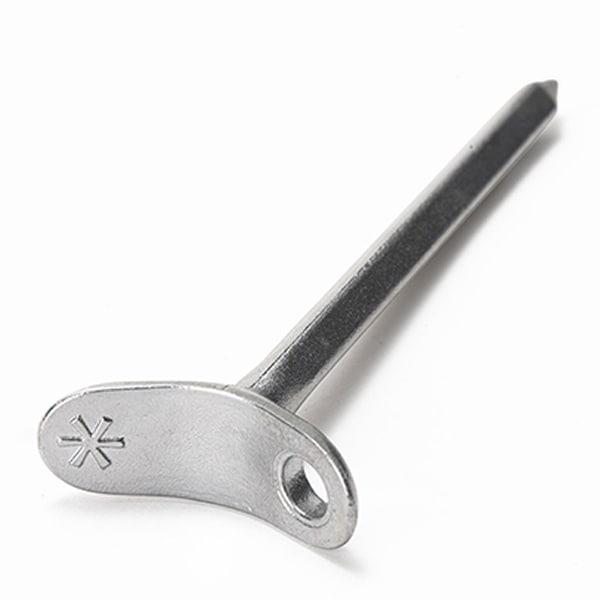 Snow Peak R 130 Aluminum fingeR Pegs Set Of 10 [outdooR Tent accessoRy]