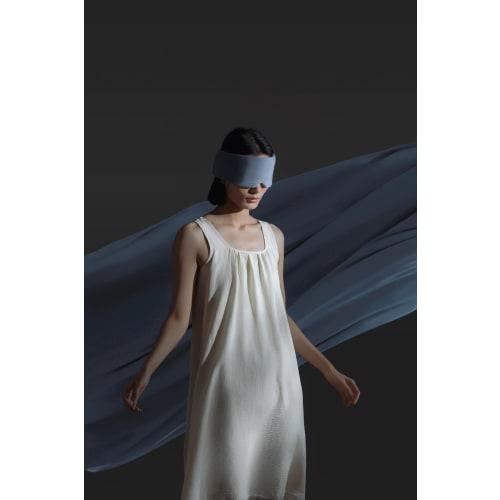 Cozwish Eye Mask with Silent Velcro Closure, 99.99% Light Blocking, Fully Enveloped Design, Double-Sided Use, Zero Pressure, Perfect for Naps, Travel,