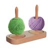 Wooden Crochet Yarn Holder Weaving Spinner Tool Yarn Distributor Yarn Rotator Wool Yarn Holder For Crochet Knitting