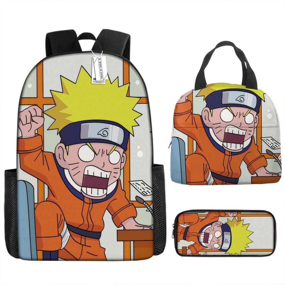 Elementary school students Naruto backpack 34th 5th 6th grade children's large-capacity backpack anti-splashing water