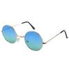 Men & Women Round Sunglasses Polarized Metal Frame UV400 Protection Vintage Fashion Shades for Daily Outdoor Driving Casual Wear