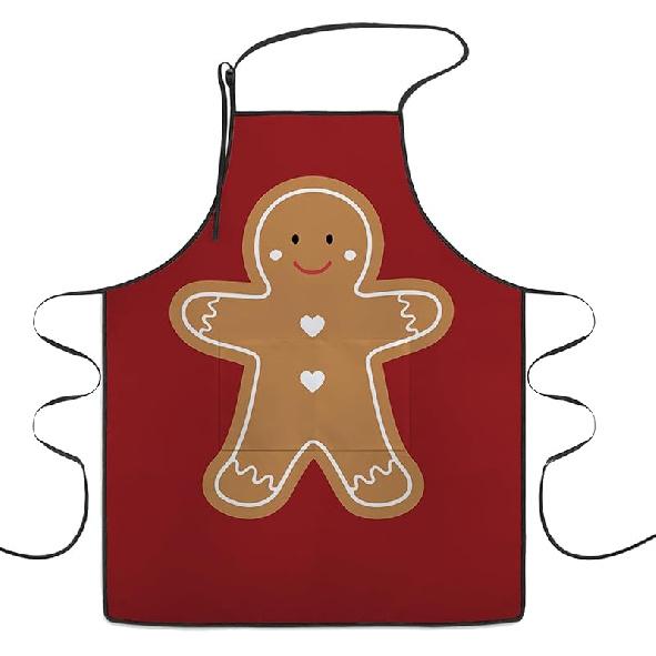 Merry Christmas Deer Aprons accessories for Adults - Adjustable Cute Kitchen Cooking Humor Aprons, funny Xmas Snowflake Holiday Home Chef Baking Cookie Man