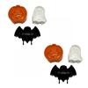 Halloween-Kuchenteig-Set mit, Kürbis und Formen für Kuchen, 3/6 Stück