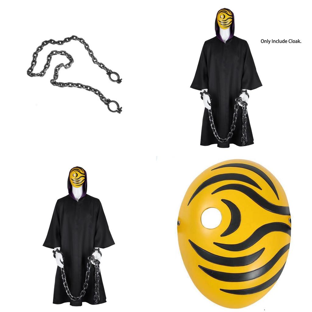 Naruto Akatsuki Tobi Uchiha Obito Kostümset für Cosplay und Halloween