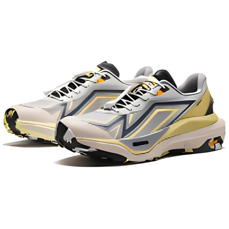 Anta Mountain Overcoming Shock Absorption Non-Slip Low-Top Casual Shoes Men Casual Shoes Black Gray 112428863-2