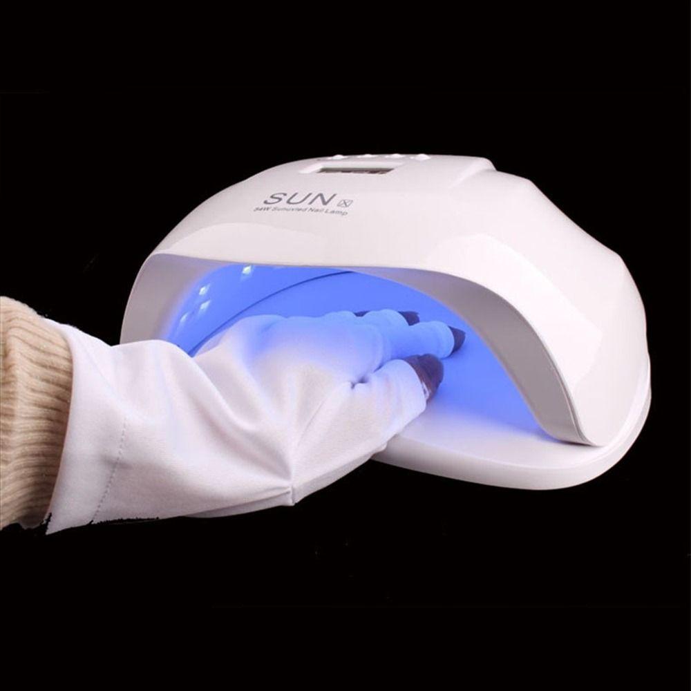 1Pair UV LED Lamp Compatible Anti UV Radiation Gloves  for Nail UV LED Lamp