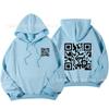 Unisex Oversized Fleece-Lined Hoodie With Bold Graphic Print Loose Fit Long Sleeve Sweatshirt Teens Adults
