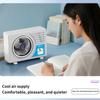 5-Speed Adjustable Portable Air Conditioning Fan, 3-Speed Lighting, 1-2 Speed Gentle Wind, 3-4 Speed Cool And Comfortable, 5 Speed Strong Wind
