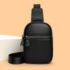 Borsello da Petto da Uomo in Vera Pelle di Lusso Borse a Spalla Moda Messenger Sling bag Marca Borse da Viaggio Crossbody Unisex Sac Portafoglio