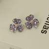 Fashion light luxury high-end stud earrings small fresh flower series earrings sweet and exquisite niche versatile daily earrings