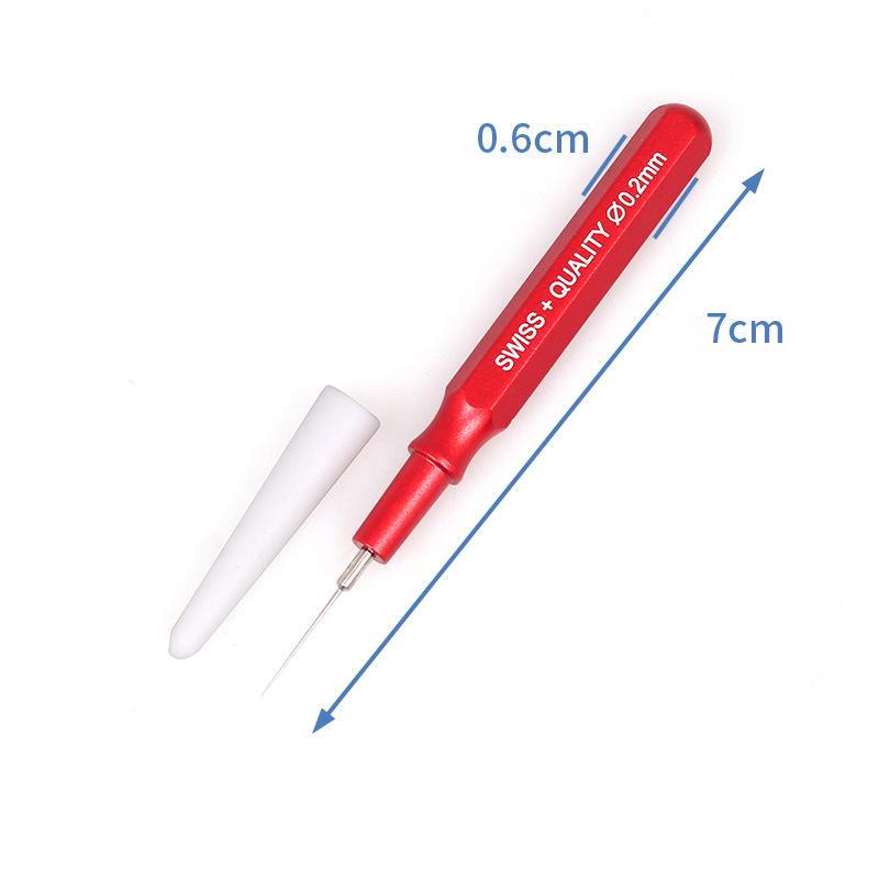 Oliwiarka do smarowania zegarków Metalowy uchwyt Igła do oleju Długopis Przenośny Część mechanizmu Precyzyjny Długopis do oleju Narzędzie do naprawy i konserwacji zegarków