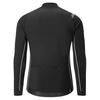 Santic Men's Long Sleeve Fleece-Lined Cycling Jersey, Windproof and Warm for Autumn and Winter, Black, Size L