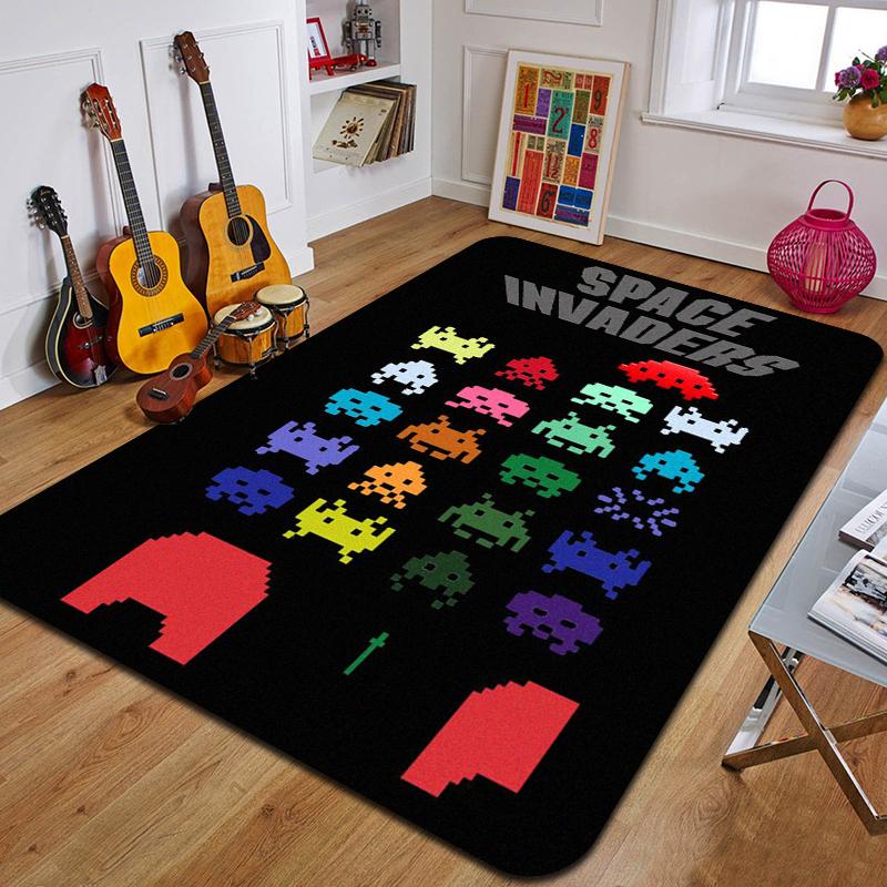 C-Creative Switch Game Carpet Fashion Yoga Mat Bedroom Decoration Carpet Living Room Bathroom Decoration Floor Mat Birthday Gift
