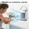 Cooling Fan USB Air Cooler Personal Fan Small Humidifier Rechargeable Quiet with Timer 4 Speeds Cool Gadgets for Dorm Office